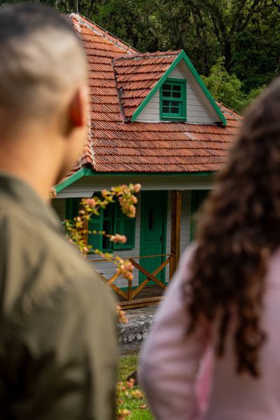 vista da casa raízes